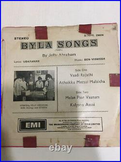 Jolly Abraham Tamil Bylas Song Rare Ep Record India Vg+