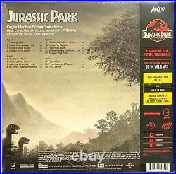 Jurassic Park Soundtrack Translucent Green LP Vinyl Record Album Sealed MONDO