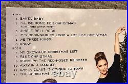 KATHERINE MCPHEE DAVID FOSTER SIGNED Christmas Songs Gold Vinyl LP With Proof