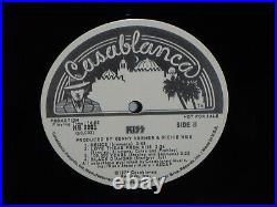 KISS Kiss 1974 WHITE LABEL PROMO WLP LP Casablanca NB 9001 No Kissin' Time RARE