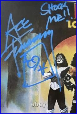 KISS Love Gun Signed Record Autographed Album Ace Frehley Peter Criss