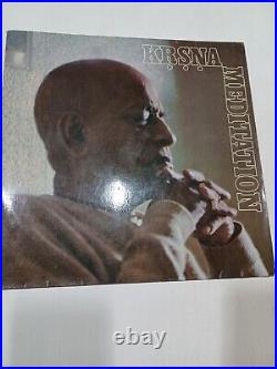 KRSNA MEDITATION ISKCON PRABHUPADA RARE LP RECORD vinyl india orig vg+