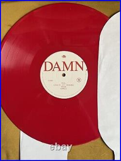 Kendrick Lamar DAMN. SIGNED ALBUM- Autographed RED Vinyl LP