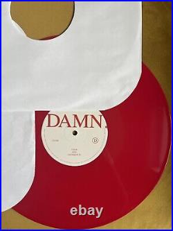 Kendrick Lamar DAMN. SIGNED ALBUM- Autographed RED Vinyl LP