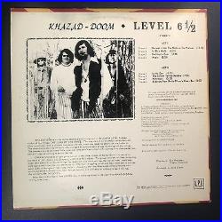 Khazad Doom Level 6 1/2 ORIGINAL LPL Psych Prog Grail Rare IL 1970 Vinyl VG+