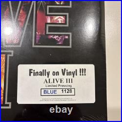 Kiss 1993 Alive III Blue Sealed Vinyl Lp 314 522 647-1