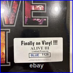 Kiss 1993 Alive III Blue Sealed Vinyl Lp 314 522 647-1