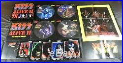 Kiss Alive II Springfield 78 Box Set 4LP Picture Disc, Book, Photos, Poster
