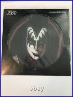 Kiss Picture Disc LPs x4 Ace Frehley Gene Simmons Peter Criss Paul Stanley NEW