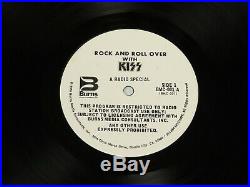 Kiss Rock And Roll Over With Kiss Burns Media Promo Radio Lp 1976