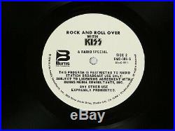 Kiss Rock And Roll Over With Kiss Burns Media Promo Radio Lp 1976