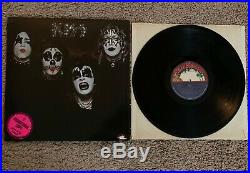 Kiss Self Titled Us Promo 1974 Nb 9001 Warner Bros Hype Vinyl Record Very Rare