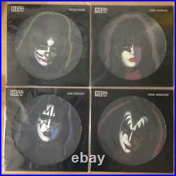 Kiss Solo Album Bundle Peter/Paul/Ace/Gene 4 x Picture Disc Vinyl LP NEW