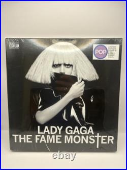 LADY GAGA The Fame Monster Silver & Coke Bottle Clear Colored Vinyl 3LP