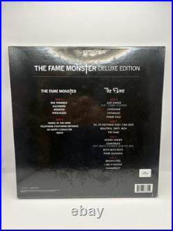 LADY GAGA The Fame Monster Silver & Coke Bottle Clear Colored Vinyl 3LP