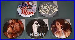 LANA DEL REY 5x 7 PICTURE DISC Lot VIDEO GAMES BLUE JEANS ANTHEM BORN RIDE New