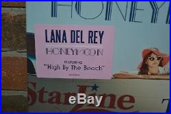 LANA DEL REY Honeymoon, Limited 180G 2LP RED COLORED VINYL LP Gatefold Sealed