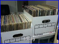 Large Lot Of Vintage Vinyl Records About 3400, Rock, Pop, Disco, Funk Etc