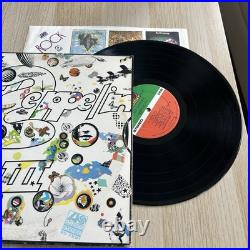 LED ZEPPELIN III Original 1977 Pressing Complete Working Wheel + Sleeve
