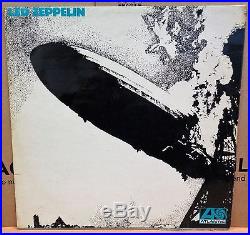 Led Zeppelin Self Titled Uk Atlantic Lp Turquoise Text 1st Press Superhype