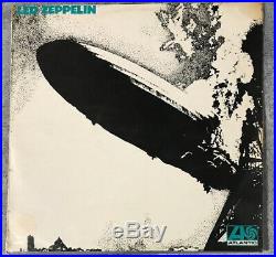 LED ZEPPELIN Self Titled 1969 Vinyl LP 1st Atlantic 588171 A1/B1 Turquoise