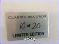 LED ZEPPELIN ll TEST PRESSING! CLASSIC RECORDS #10 OF 20! , 45 RPM CLARITY VINYL