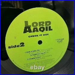 LORD AAQIL Check It Out EP 12 RARE Boom Bap Hip Hop Near MInt NM
