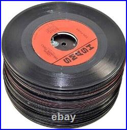 LOT OF 1000 45 RPM 7 Vinyl Records 45s Music Vintage 45s Craft Wall Art Clock