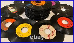 LOT OF 1000 45 RPM 7 Vinyl Records 45s Music Vintage 45s Craft Wall Art Clock