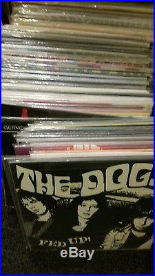 LP Vinyl LOT PUNK, LP LOT, 390 originals, boots, imports, reissues, rare