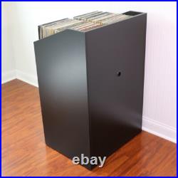 LPBIN LP Storage Cabinet / Modern Black / Bin Style Vinyl Record Storage