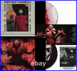 Lady Gaga Mayhem In The Desert Live At Coachella LP Red White Vinyl New Sealed