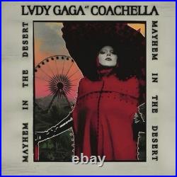 Lady Gaga Mayhem In The Desert Live At Coachella LP Red White Vinyl New Sealed