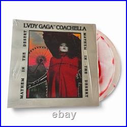 Lady Gaga Mayhem In The Desert Live At Coachella LP Red White Vinyl New Sealed