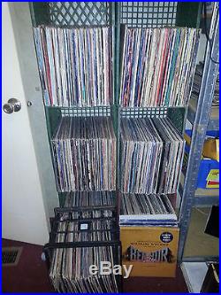 Large Lot of 225 Vinyl Records Rock, Pop, Disco Country and Others Free Shipping
