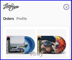 Larry June Who Coppin Orange & Blue Splatter Vinyl (Organic Edition) PRESALE