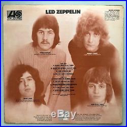 Led Zeppelin I Turquoise 1st Press Vinyl Record LP