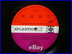 Led Zeppelin IV Vinyl Atlantic Red Plum Inverted Feather Grant Credit 1st Press
