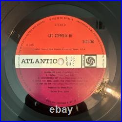 Led Zeppelin Red Plum Led Zeppelin III Atlantic 2401-002 12 first pressing