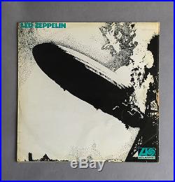 Led Zeppelin ST LP, UK 1st Press, Turquoise, Plum label, Correct Titles, 588 171