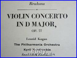 Leonid KOGAN Brahms SAX 2307 1st Ed