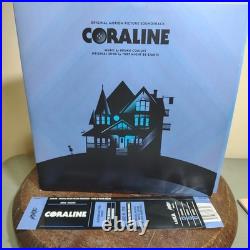 Limited Edition Mondo Galaxy CORALINE Movie Soundtrack Blue Purple Pink Vinyl