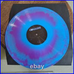 Limited Edition Mondo Galaxy CORALINE Movie Soundtrack Blue Purple Pink Vinyl