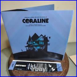 Limited Edition Mondo Galaxy CORALINE Movie Soundtrack Blue Purple Pink Vinyl