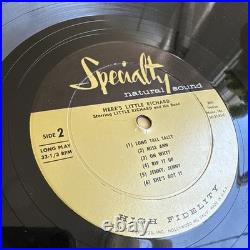 Little Richard Here's Little Richard Debut 1957 Vinyl LP US Pressing Specialty