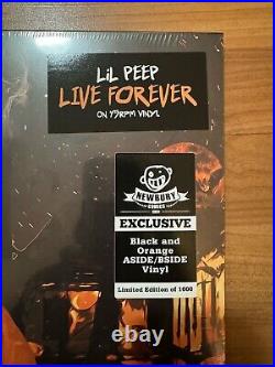 Live Forever Exclusive Lil Peep Black & Orange Vinyl Limited Only 1000 Made