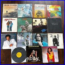 Lot Of 15 Vinyl Records LP Collection Rock Queen Eagles Classic Ventures UNTESTE