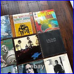 Lot Of 15 Vinyl Records LP Collection Rock Queen Eagles Classic Ventures UNTESTE