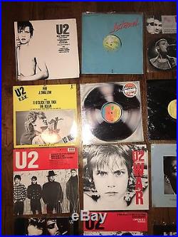 Lot U2 Vinyl Record Album Imported Old Promotional LP Bono Island Rock Turntable