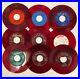 Lot-of-10-Red-Color-Vinyl-45-rpm-Vinyl-Records-for-Crafts-and-Decoration-7-01-hsxg
